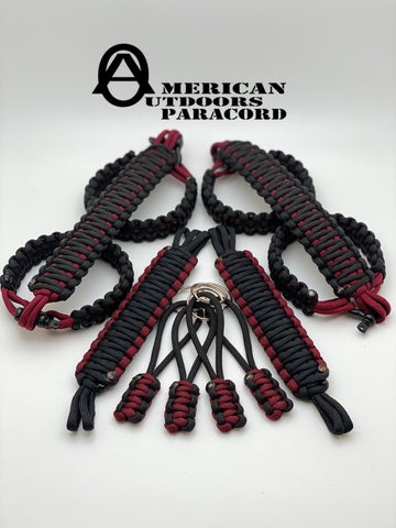 Black and Maroon Handles For Jeep Wrangler YJ | TJ 1987-2002