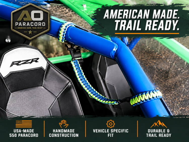 AO Paracord UTV Paracord handles– American Made, Trail Ready