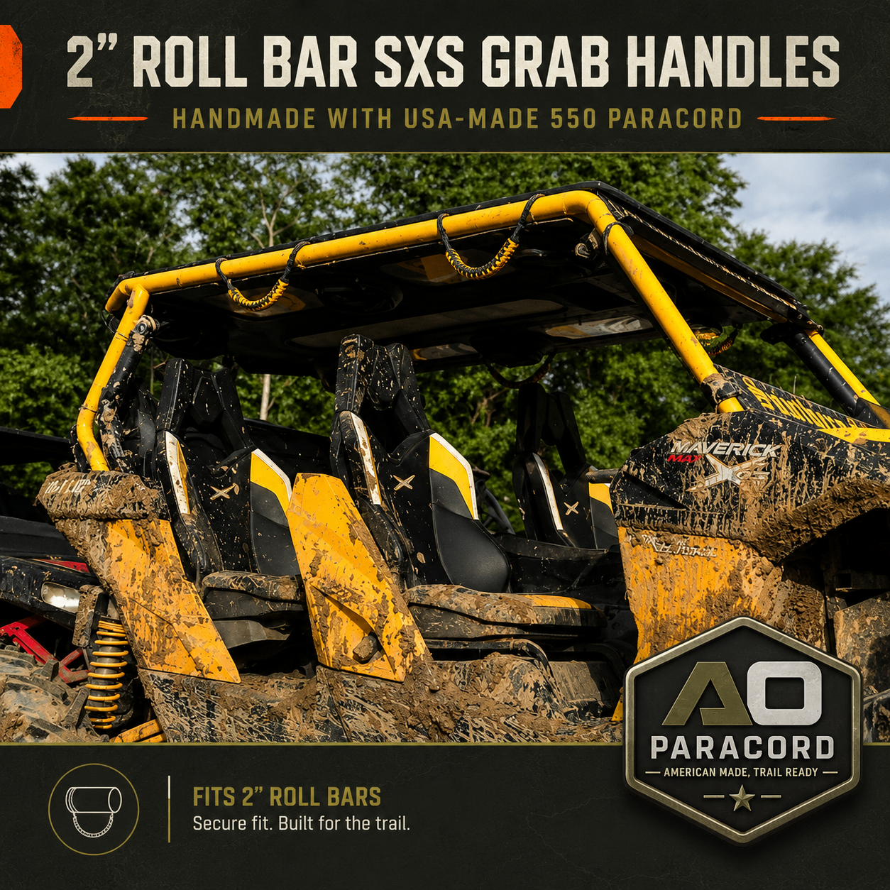 Paracord CanAm Maverick Handles